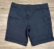 Vineyard Vines Girls Cotton Chino Shorts Navy Blue 12