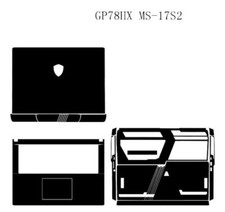 Matte Vinyl Laptop Sticker Skin Decal Cover for MSI Titan GP78HX MS-17S2 17"