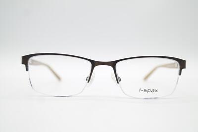 I-Spax Nicola Bronze Brown Half Rim Glasses Eyeglass Frame New