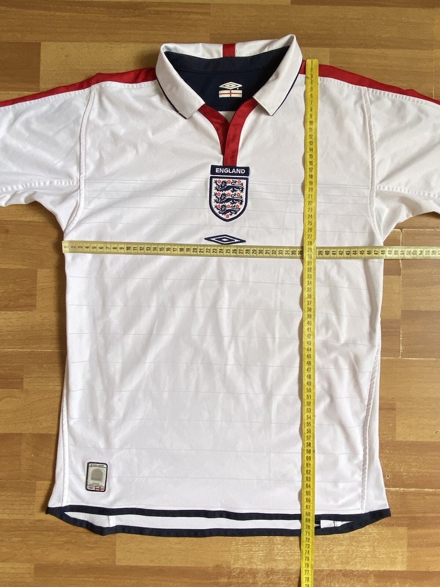 ENGLAND 2003 2004 2005 HOME FOOTBALL SHIRT SOCCER JERSEY ENGLAND 2003 2004 2005 HOME FOOTBALL SHIRT SOCCER JERSEY