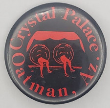 Vintage Crystal Palace Saloon Oatman AZ Promo Button Pinback Can Can Dancers