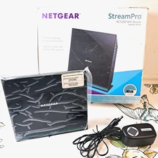 Netgear R6100 4-Port Dualband Gig Smart Wireless AC1200 Router W/ Cord