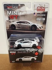 MINI GT Acura Nsx  GT3 NY Autoshow 2016 TSM MODEL SCALE MINI MIJO EXCLUSIVE 1/64