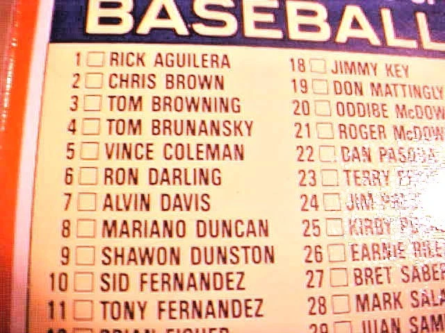 Juego brillante de 33 cartas Kaybee Toys Topps 1986 jóvenes superestrellas del béisbol MLB Foto 3 de 4