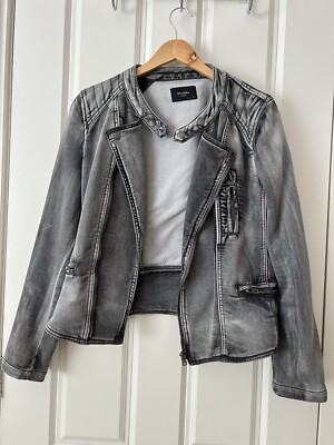 Biker Jacket Decjuba Biker Jeans Decjuba Sz Grey Biker Style Jeans