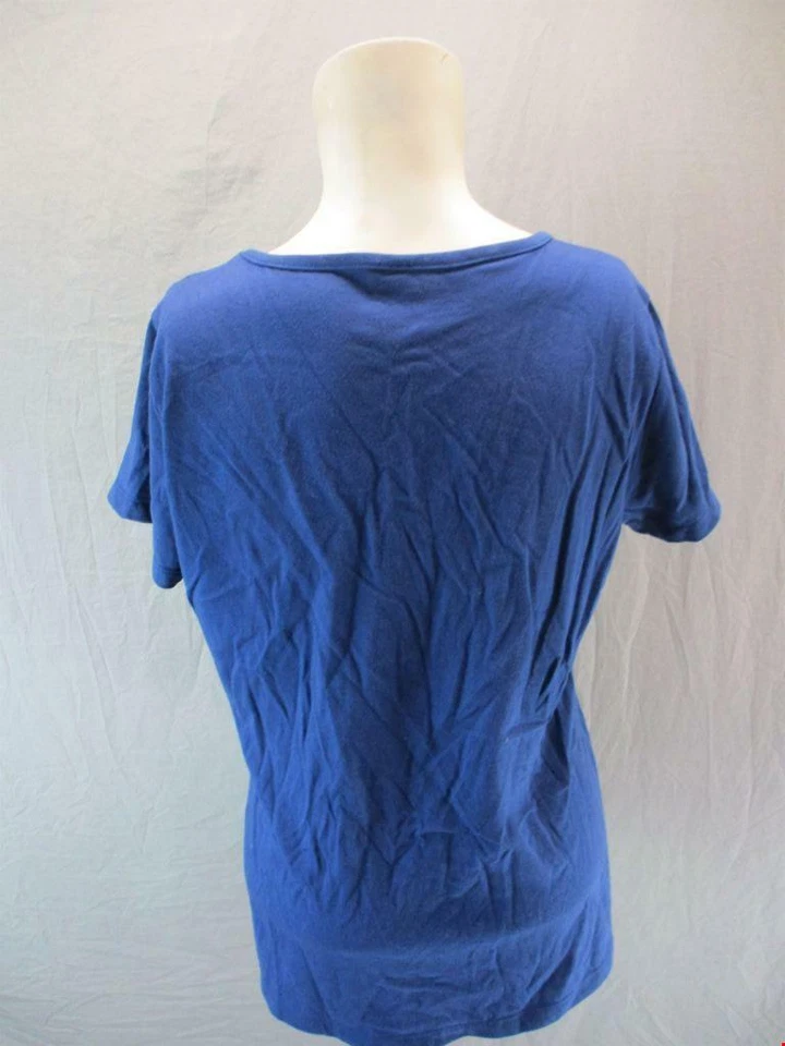 Camiseta Top Informal Great Northwest Talla XL Mujer Azul Algodón Manga Corta 6G768 Foto 4 de 4