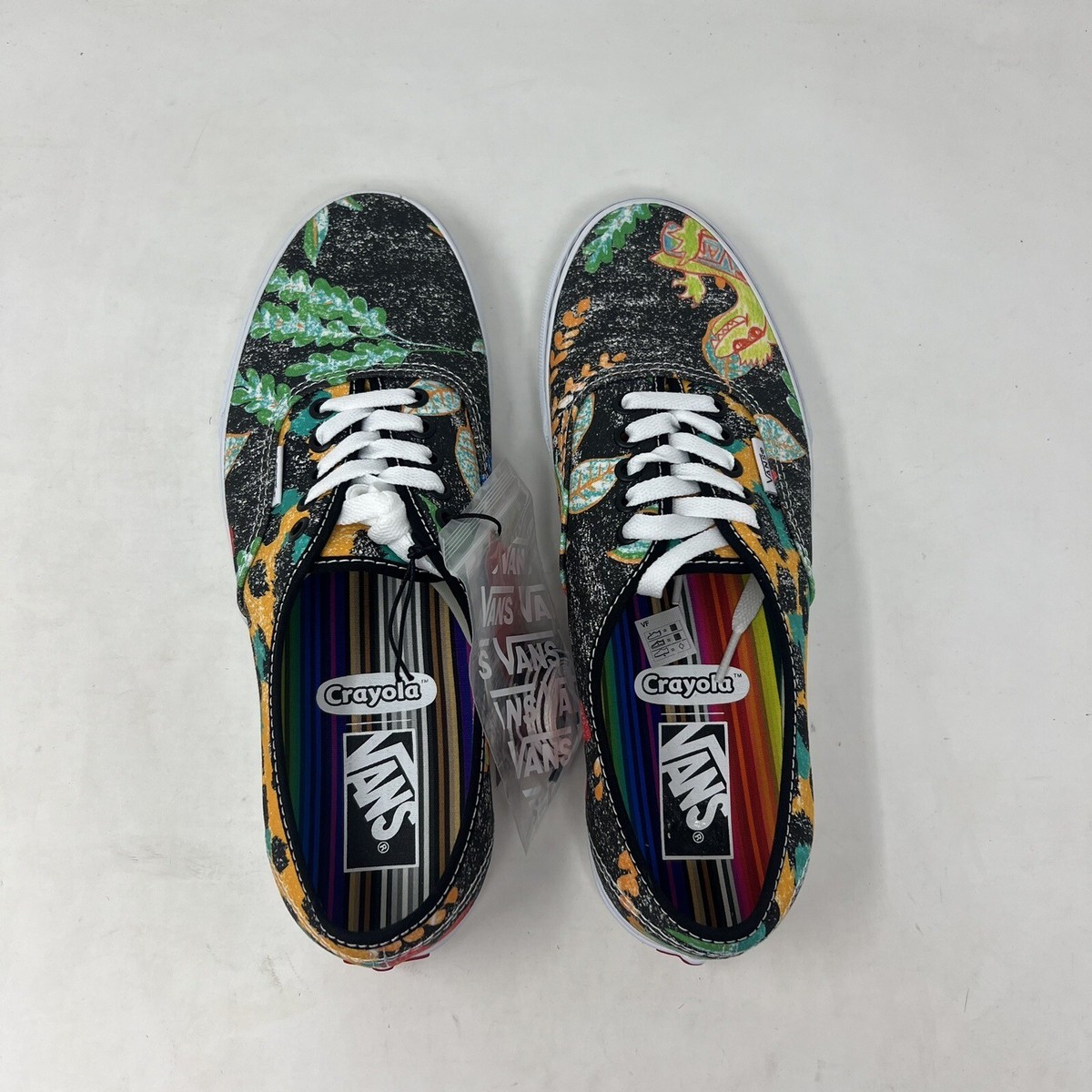 注目!!☆VANS x Crayola an Doren Inspired Skate Shoe Size 10 - VANS Crayola x Authentic Van Doren Inspired for