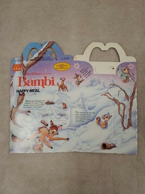 Fast Food Cereal Premiums Toys Hobbies 19 Vintage Mcdonald S Walt Disney S Bambi Happy Meal Box Rare Fall Autumn Theallerfordinn Co Uk