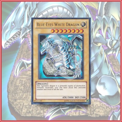 YuGiOh BLUE-EYES WHITE DRAGON ULTRA RARE 25th Anniversary KAIBA