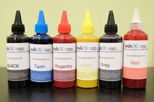 INKXPRO 6X100ml Dye Sublimation Ink for Epson Expression Photo HD XP-15000