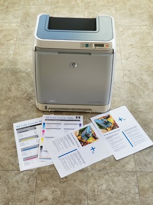 HP COLOR LASERJET 2600N recuento de impresora de grupo de trabajo viene  exactamente como en la foto!!! | eBay