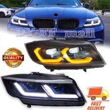 Upgrade Paar LED Scheinwerfer Montage für BMW 3er E90 E91 2005-12 Xenon Halogen