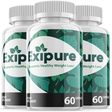 Exipure Weight Management Dietary Supplement Pills (3 Pack) - 180 Capsules