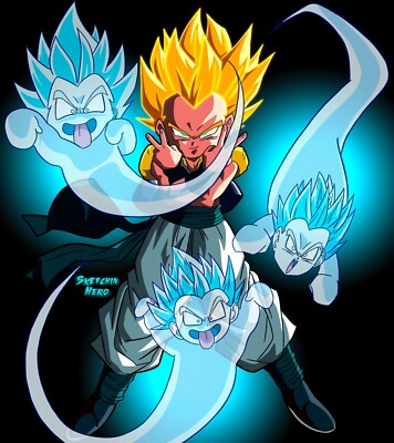 ポスター s.s dragon ball z wall poster print Super Saiyan Gotenks Goes Ghosts