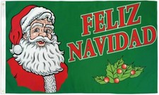 Merry Christmas Flag 3x5 Happy Holidays Christmas Eve Santa Claus Banner Flag C