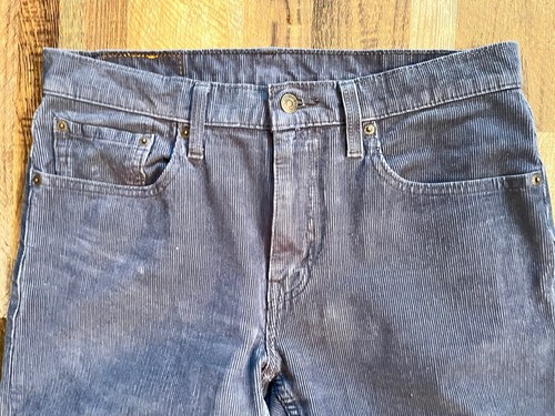 Levi's Men's 502 Corduroy Pants Light Blue Size 32 X 30 98% Cotton 2% Elastane | eBay
