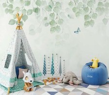3D Fresh Green Leaves G2804 Wallpaper Wall Murals Removable Self-adhesive Honey