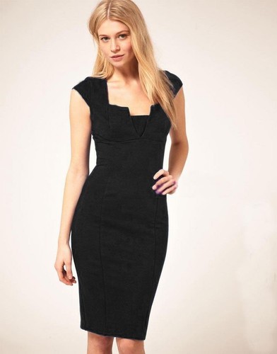 Women Business Casual Bodycon Dress 