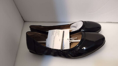 AMAZON Essentials BLACK Slip On BALLET Style Flat Shoes Womens Size 5 1/2
