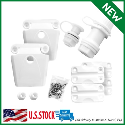 Igloo Ice Chest Cooler Repair Replacement Parts Kit Drain Plug Hinges Latches