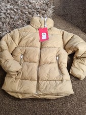 Brand New Jack & Jones Women's Jjxx Jxellie Puffer Jacket Sn Quilted S Beige