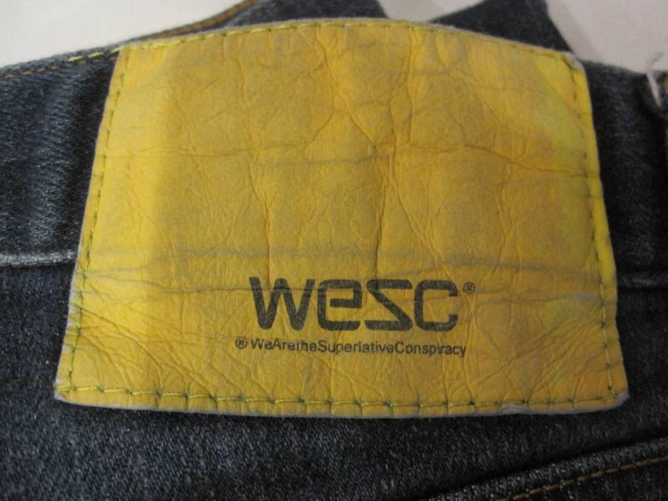 Pantalones de mezclilla WESC ajustados Eddy lavado oscuro para mujer 28 x 32 WeAreTheSuperlativeConspiracy Foto 2 de 4