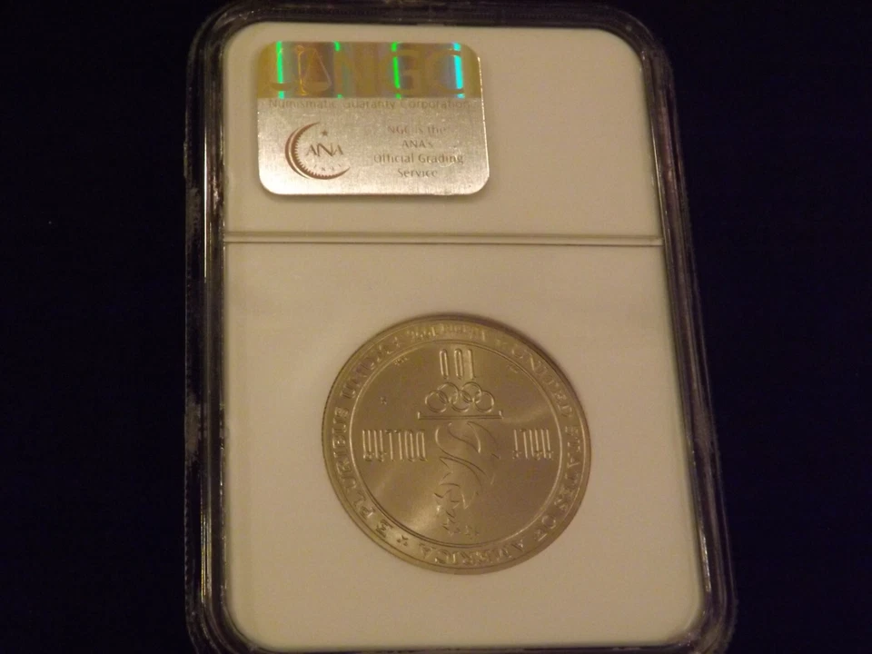 1996-S   50 C        OLYMPICS  Soccer    NGC  MS  70 - Image 2 of 2
