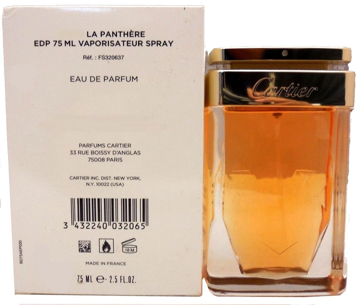 Cartier la panthère 75ml sale