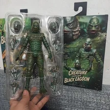 Creature from the Black Lagoon Action Figure Movable Horror Model Toy Gift"