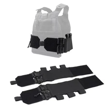 Elastic Tactical Vest Cummerbund Quick Release Mounting Strap & Magazine Pouches