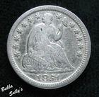 1851-P Seated Liberty Half Dime — photo from another recent sale