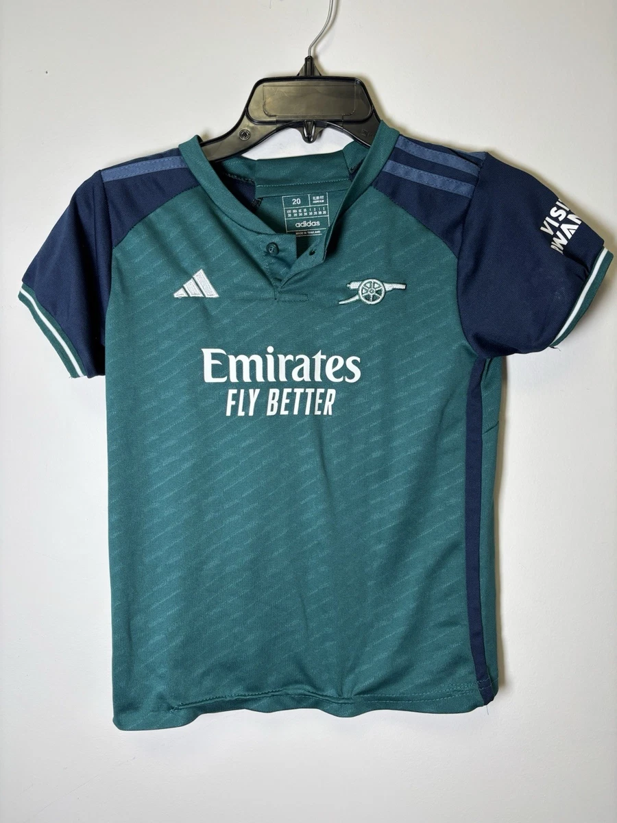 adidas Arsenal 23/24 Third Jersey Size 20 5/6 Small | eBay