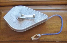 Vintage Tool Irwin Strait Line Chalk Line Reel Plumb Bob, PAT 2589500, USA