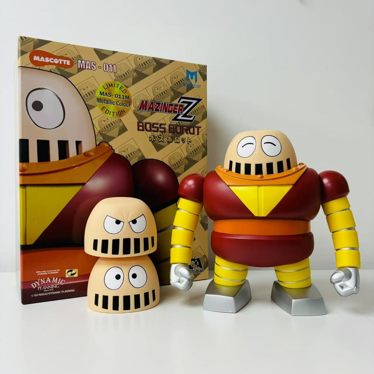 MAZZCOT MAS-011M Mazinger Z Boss Borot Metallic Colour Ver Action