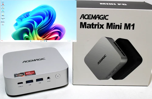 AMD Ryzen 7 6800H NUC Acemagic Matrix Mini PC M1 512 GB SSD 16GB DDR5 Windows 11