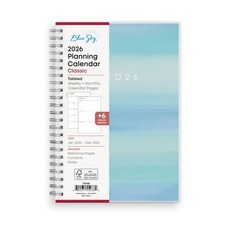 Blue Sky 2026 Weekly and Monthly Planner Calendar, January 2026 - December 20...