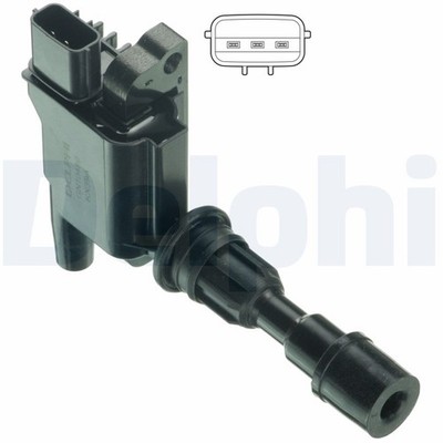 DELPHI GN10480-12B1 Zündspule für MAZDA