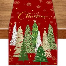 Christmas Table Runner 72 Inch Christmas Xmas Winter Holiday Decorations and ...