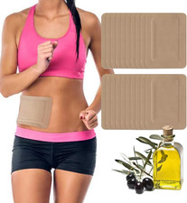 20 Pcs Organic Castor Oil Belly Button Patch Self-Adhesive Pads for Liver St