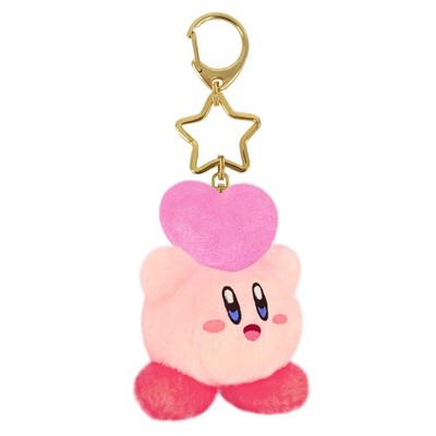 [San-Ei Boeki] Kirby Mini Mofu Mascot Keychain - Friends Heart Throwing Plush T_