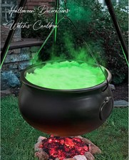 Large Halloween Witches Cauldron on 54" Tripod with Lights Indoor Outdoor Decor