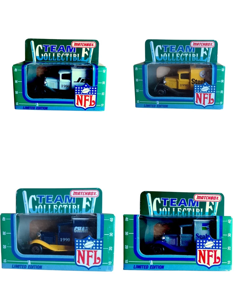  NFL MATCHBOX 1990 - White Rose edición limitada - juego completo Foto 2 de 4