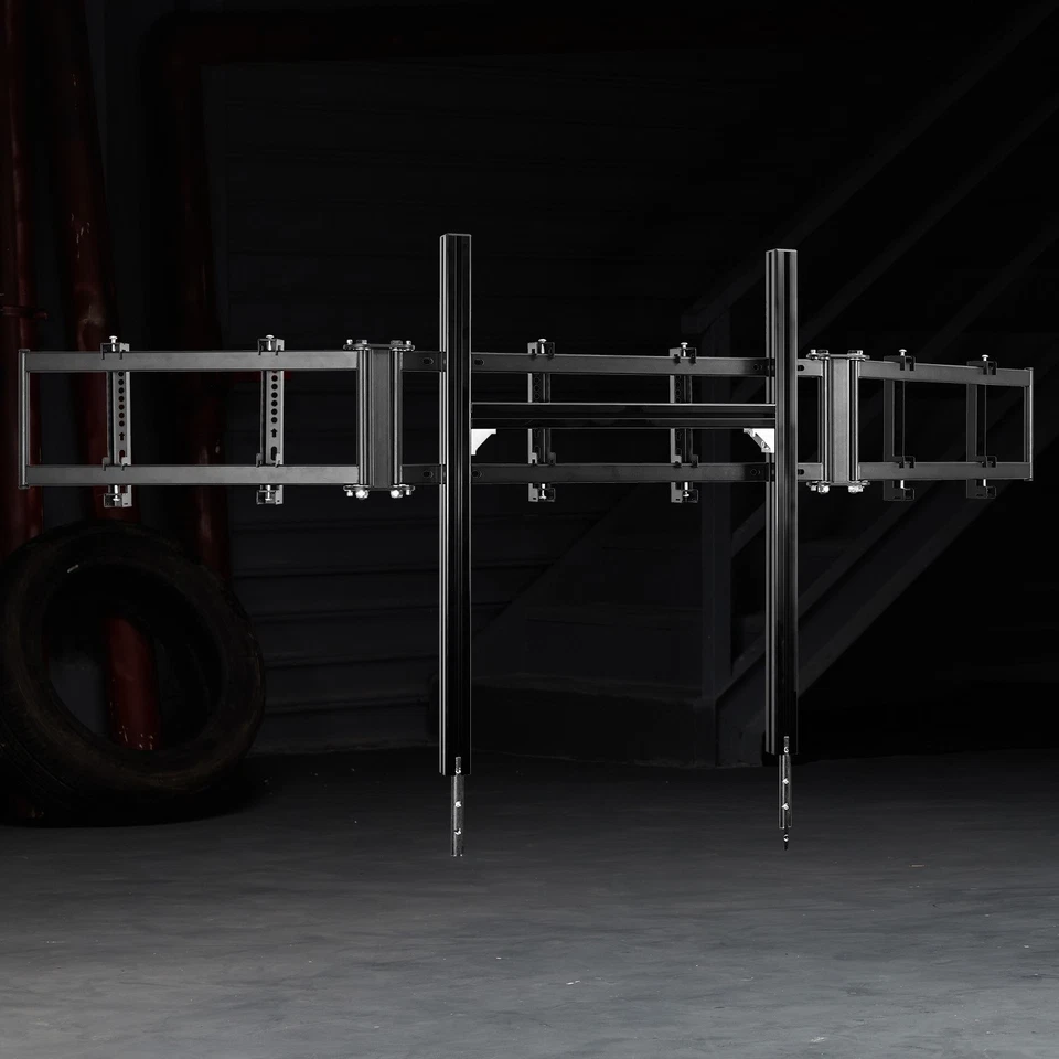 Dardoo Aluminum Profile Cockpit Triple Monitor Stand Fit for Logitech G29 G923