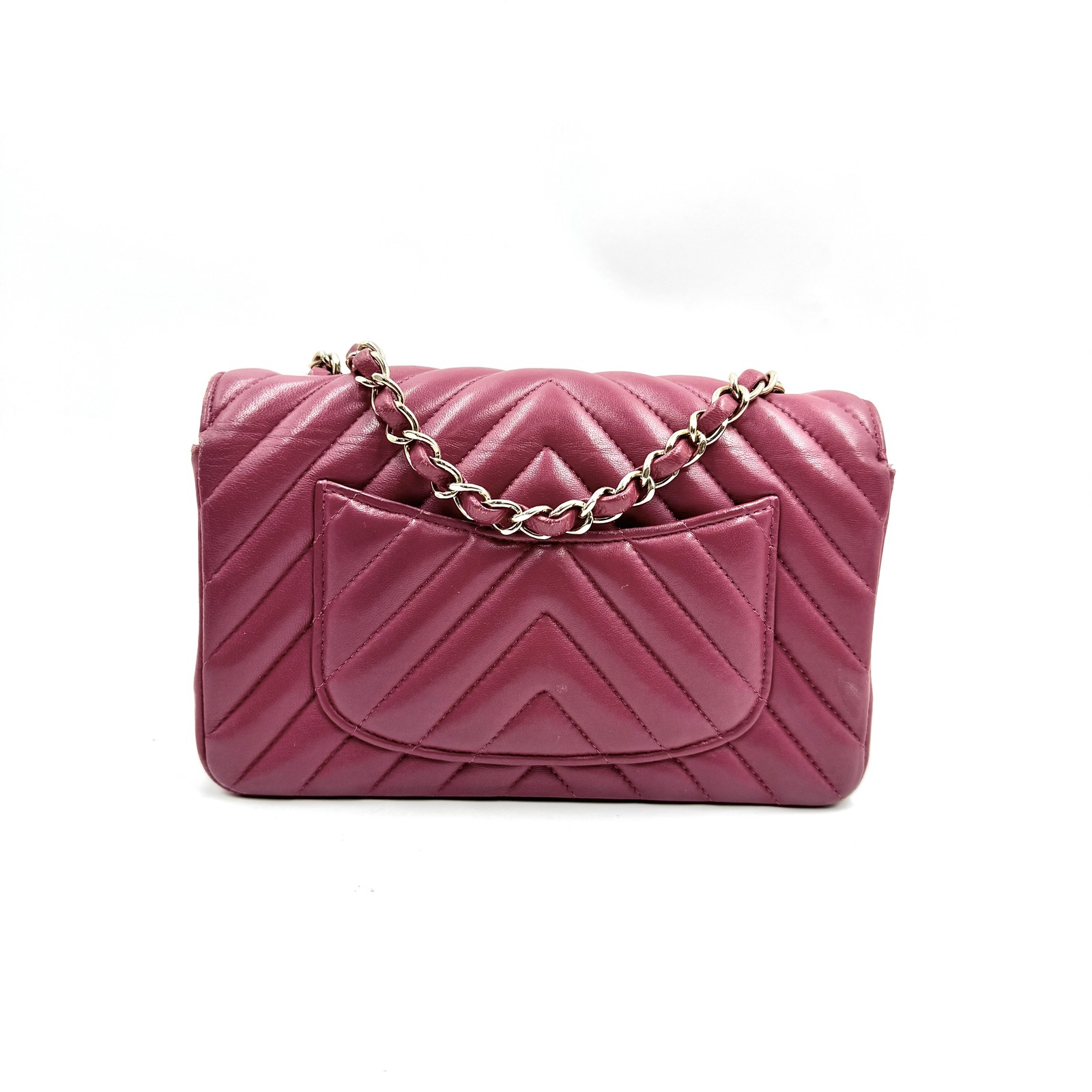 Pre-Owned Chanel Rectangular Flap Shoulder Bag in… - image 2