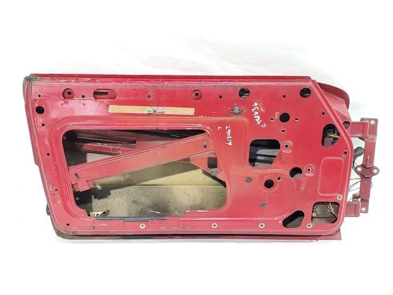 1987 Alfa Romeo Spider Veloce OEM Front Left Red Convertible Door - Image 2 of 4