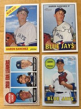 Aaron Sanchez Lot Of 4 Topps Heritage Toronto Blue Jays Mint