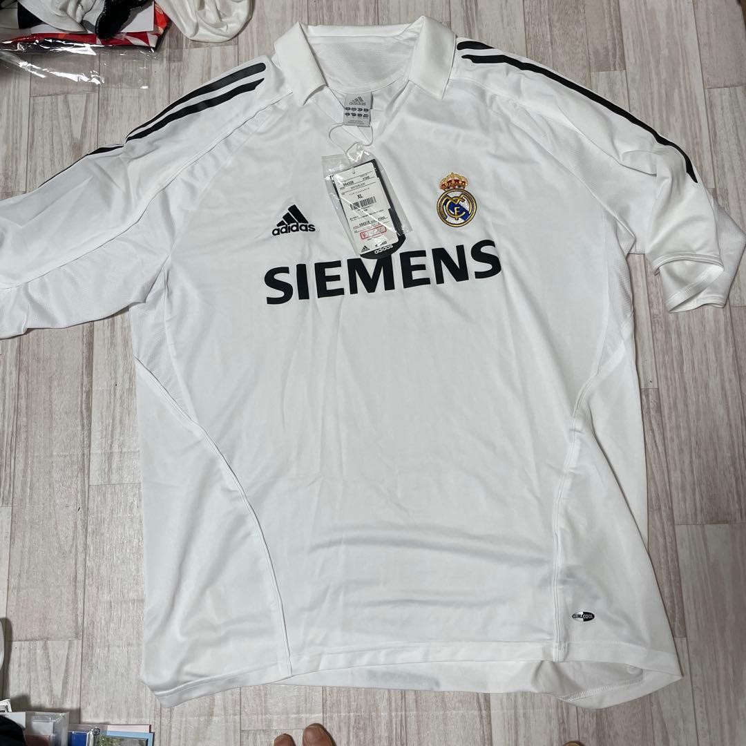 Vintage Adidas Real Madrid 05/06 Home Jersey XL with Tag, Unworn