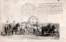 Kewaunee WI Wisconsin Road Construction 1910s RPPC Photo Postcard COPY