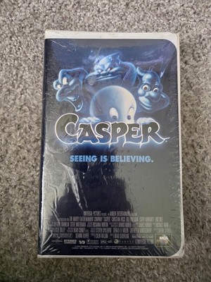 1995 VHS Casper Seeing Is Believing New Sealed