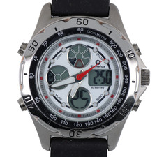 Orologio Jamaica Time Ana-Digi Uomo Cronografo Quartz Tachymeter Sport Vintage